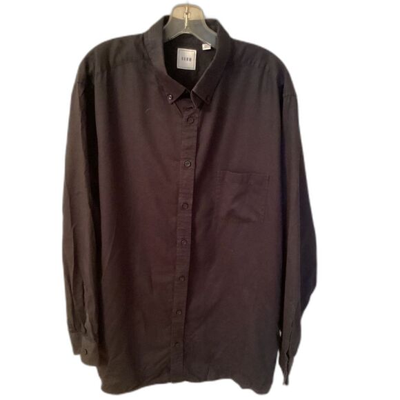 rowm Other - ROWM SIZE 2XT BLACK LONG SLEEVE COTTON BUTTON DOWN SHIRT